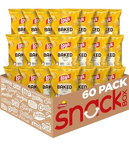 Amazon.com: Baked Lay's Potato Chips, Original, 0.875 oz Bags, (40